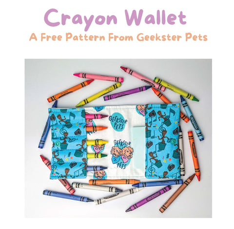 Sewing Pattern: Crayon Wallet