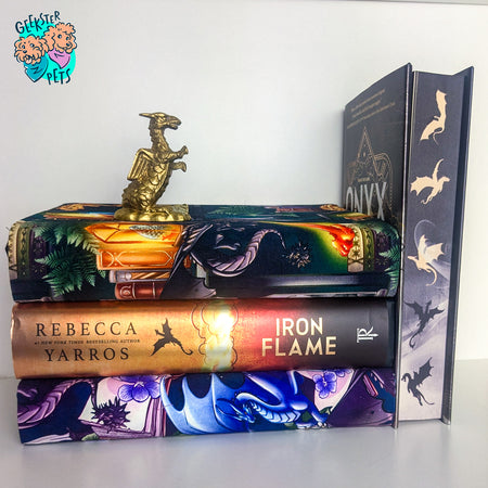 Violet Dragons Book Wrap (Hardcover Size)