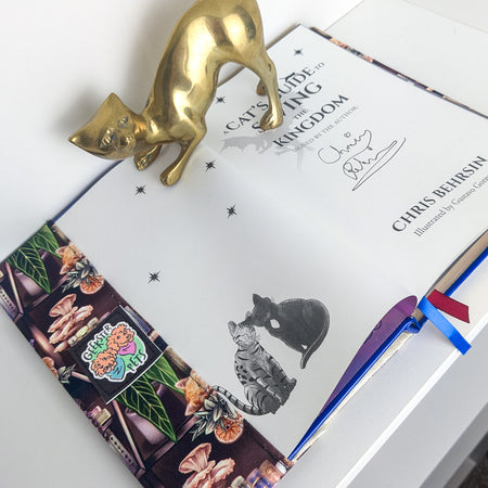 Cat Shelf Book Wrap (Hardcover Size)
