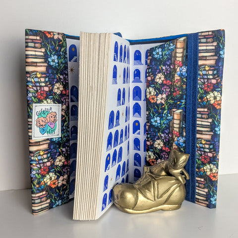 Stained Glass Books Wrap (Small Hardcover Size)