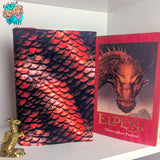 Red Scales Book Wrap (Hardcover Size)