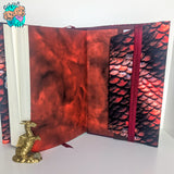 Red Scales Book Wrap (Hardcover Size)