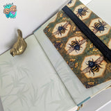 Geometric Bees Book Wrap (Hardcover Size)