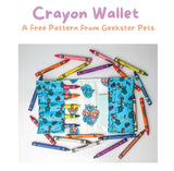 Sewing Pattern: Crayon Wallet