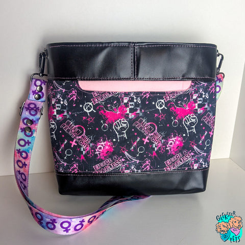 Fierce Fearless Crossbody Bag