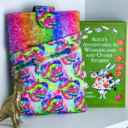 Birthday Rex Book Sleeve