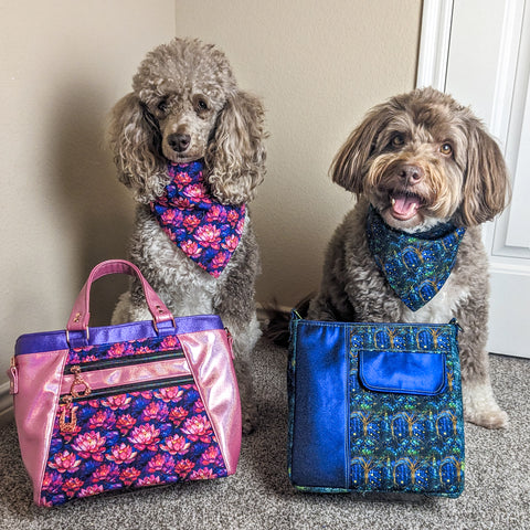 Stained Glass Lotus Handbag