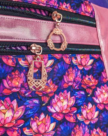 Stained Glass Lotus Handbag