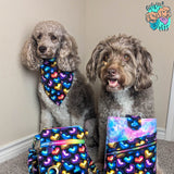 Balloon Hearts Dog Walking Bag