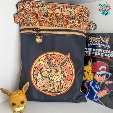 Stained Glass Eeveelution Crossbody Bag
