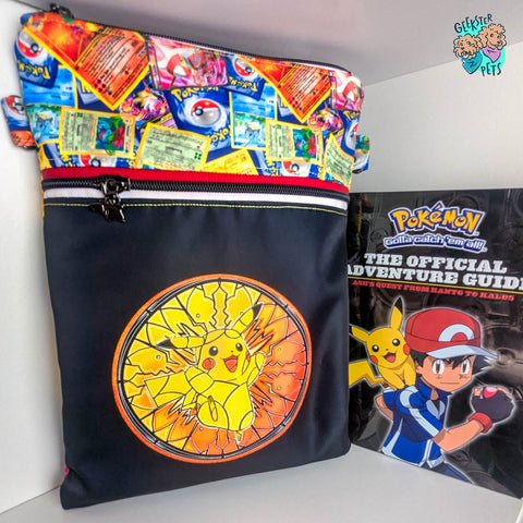 Stained Glass Lightning Pet Crossbody Bag