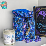 Stained Glass Dragon Dice Bag