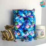 Watercolor Scales Dice Bag