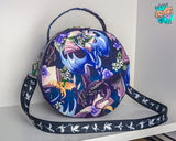 Violet Dragons Circle Purse