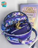 Violet Dragons Circle Purse